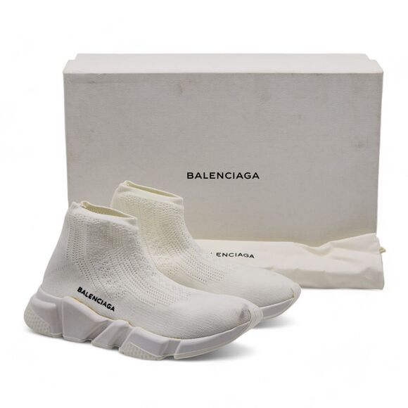 Balenciaga Crochet Speed Trainer Sock Sneakers Women's Size: 7 | IT 37 - Picture 1 of 11
